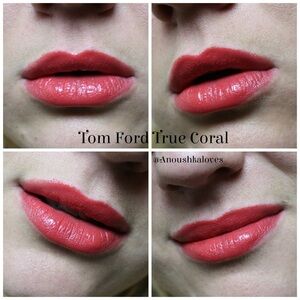 NIB Tom Ford Patent Finish Lip Color - 12 True Coral